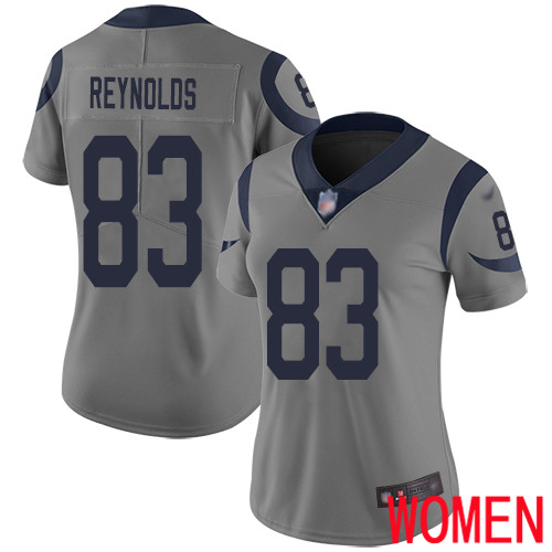 Los Angeles Rams Limited Gray Women Josh Reynolds Jersey NFL Football #83 Inverted Legend